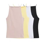 Willshela Women Fashion Solid Basic Loose Camisole Vintage Thin Straps O-Neck Sleeveless Female Chic Lady Tops