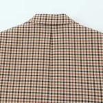 Willshela Women Fashion With Pockets Plaid Single Breasted Blazer Vintage Notched Neck Long Sleeves Female Chic Lady Outfits - Image 6