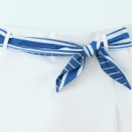 Willshela Women Fashion With Belt Side Zipper Mini Skirts Shorts Vintage High Waist Female Chic Lady Shorts - Image 3