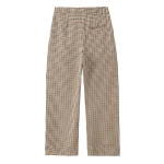 Willshela Women Fashion Plaid Front Zipper Straight Pants Vintage High Waist Full Length Female Chic Lady Trousers - Image 2